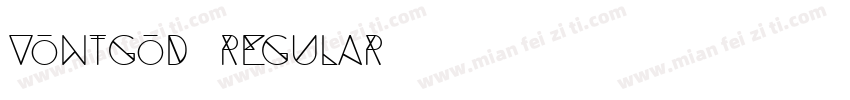 Vontgod Regular字体转换
